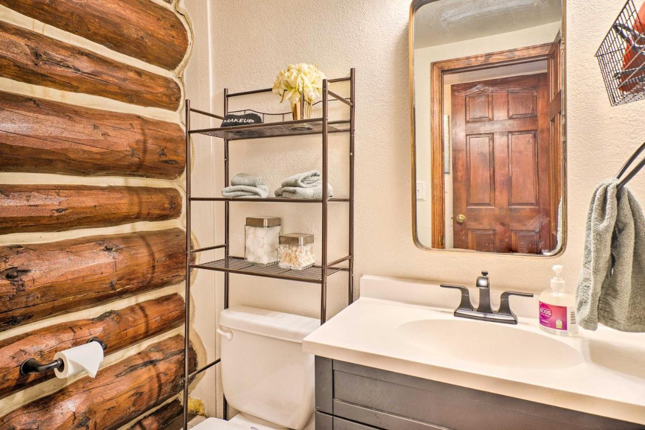 Classic Colorado Log Home With Mountain Views! Florissant Exterior foto
